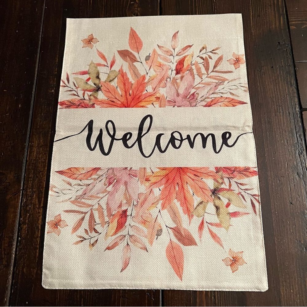 “Welcome” Flag/Wall Decor (New)